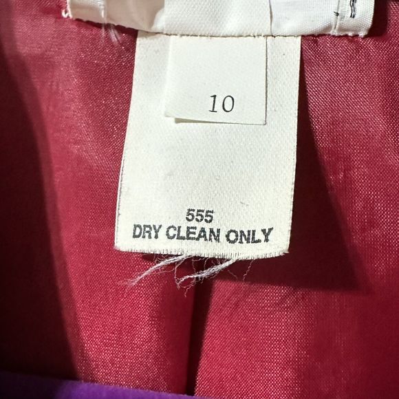 Devon Vintage Blazer Jacket Women’s Size 10 Red Windowpane Plaid Open 70s 80s - Picture 9 of 9